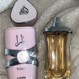 Lattafa Yara Pink & Silver Women's Perfume Bottle